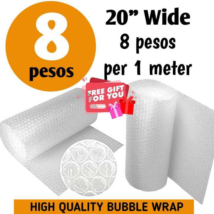 Bubble Wrap 20inches x1 meters 2ply Lazada PH