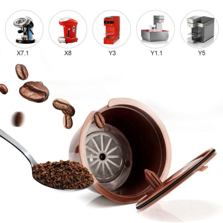 universal-refillable-coffee-capsules-pods-ตัวกรองกาแฟแบบใช้ซ้ำได้