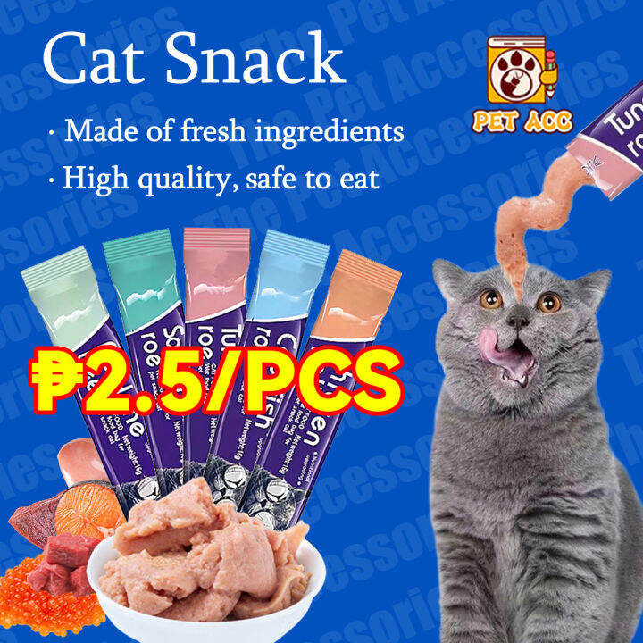 Paw's Pet Snacks Cat Kitten Snacks Cat Treats Fresh Wet Food 15g ...