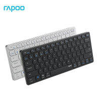 Original RAPOO E9050G USB Wireless 2.4G,Bluetooth 5.0 3.0,Mini Ultra-thin Office Keyboard 78 Keys for windows For MAC OS windows