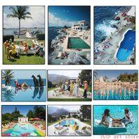 Aarons Speedboat Landing Pool Photography Posters Print Canvas Painting Pictures Room