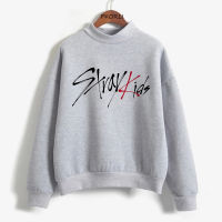 Korean Loose Clothing Kpop Harajuku Stray Kids Printed Sweatshirt Hoodies Women Harajuku Pullovers Print Hooded Sweatshirts