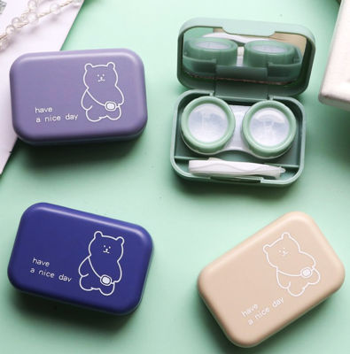 INS Contact Lens Case Contact Lens Carrying Case Contact Lens Case Cartoon Contact Lens Case Student Glasses Box