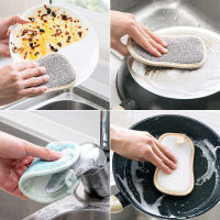 1PC Sponge Rag Cleaning Cloth Kitchenware Brushes Anti Grease Wiping Rags Absorbent Washing Dish Cloth Kitchen Cleaning Towel