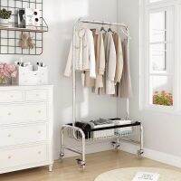 【CW】 Ground hanging clothes mobile multi-function receive store display shelf web celebrity bedroom with the