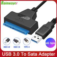 USB 3.0 SATA 3 Cable Sata to USB 3.0 Adapter Support 2.5 Inches External HDD SSD Hard Drive 22Pin Sata III Cable Type C USB 2.0 ?