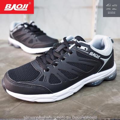 รองเท้าวิ่ง รองเท้าผ้าใบหญิง BAOJI รุ่น BJW323 สีดำ ไซส์ 37-41