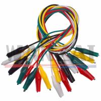 10PCS Alligator Clips 50CM Electrical DIY Test Leads Alligator Double-ended Crocodile Clips Roach Clip Test Jumper Wire