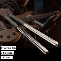 Guitar Fret Crowning Dressing Files 3ขนาดขอบ Professional Luthier เครื่องมือเครื่องสายกีตาร์อุปกรณ์เสริม