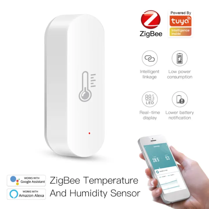 Tuya ZigBee Smart Temperature And Humidity Sensor Battery Powered