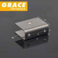 Stainless Steel Glass Clip Bracket Hardware Fittings Glass Bracket Glass Holder Fixed Baffle Plate Clip