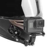 Giá Đỡ Cằm Mũ Bảo Hiểm Xe Máy Cho GoPro Hero6 5 4 Phụ Kiện Gắn Camera Hành Động Có Nút Xoay