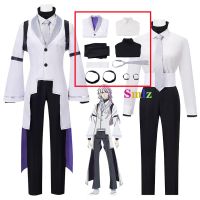 Sigma Cosplay Anime Bungou Stray Dogs 4th Costume Sigma Trench Uniform Suit Halloween Christmas Party Outfit for Men Women Traps  Drains