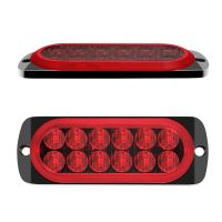 【LZ】♤❁₪  Luz de emergência intermitente do carro Grill Luz traseira do freio alto Lâmpada do farol do reboque do caminhão 12 LED 12-24V 36W 6500K