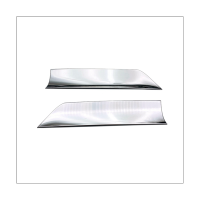 สำหรับ-V Vezel 2021 2022ภายนอกรถ ABS Chrome ด้านหลังประตู Trunk Strip Edge Molding Trims