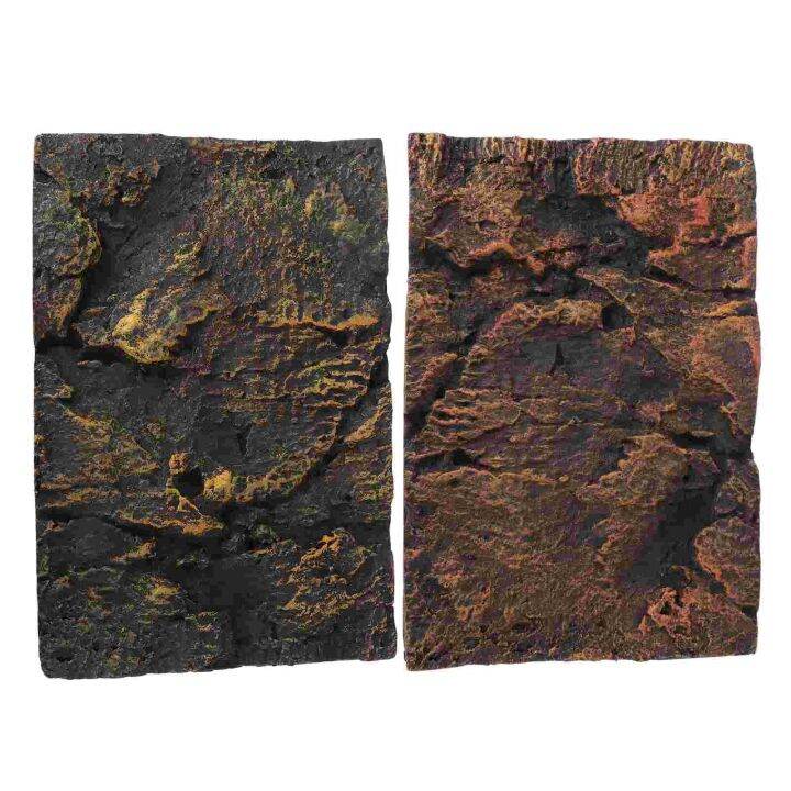 1 Background Reptile Tank Board Terrarium 3D Aquariumfish Cork Turtle