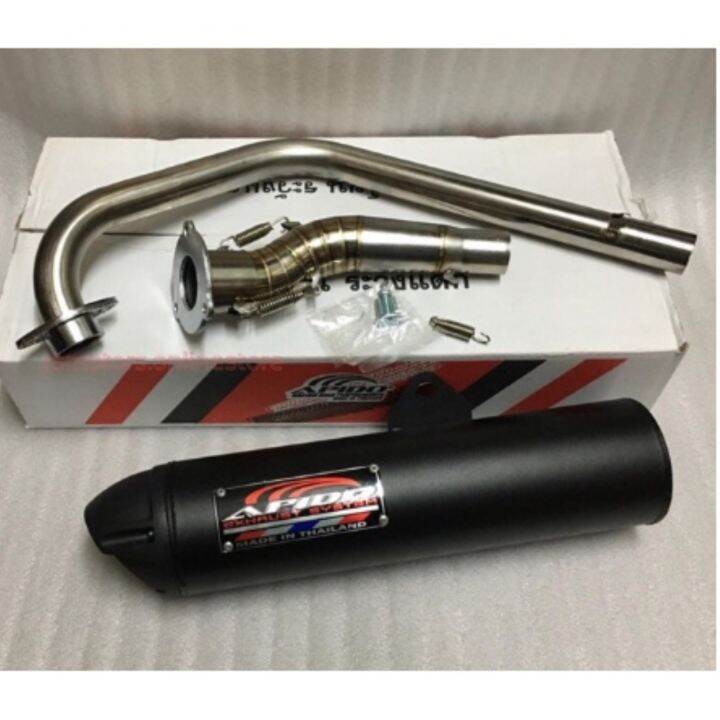 Haro Moto Apido Exhaust Pipe For Raider 150 Carb (matte Black  Chrome 