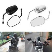 For Harley Touring Road King Road Glide Sportster 883 1200 Softail Black Motorcycle Rear View Mirrors Mirrors