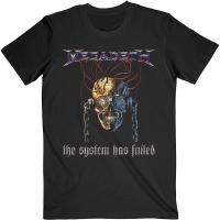 Megadeth System มีปัญหา เสื้อยืด100 MERCH.ดั้งเดิม