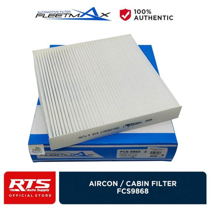 Fleetmax Aircon Cabin Filter For Honda City Jazz Civic Cr-v Hr-v Br-v ...