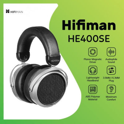 Hifiman HE400SE หูฟัง Over-Ear ของแท้,หูฟังแบบมีสายแม่เหล็กไดอะแฟรมเต็มรูปแบบเปิดหลัง