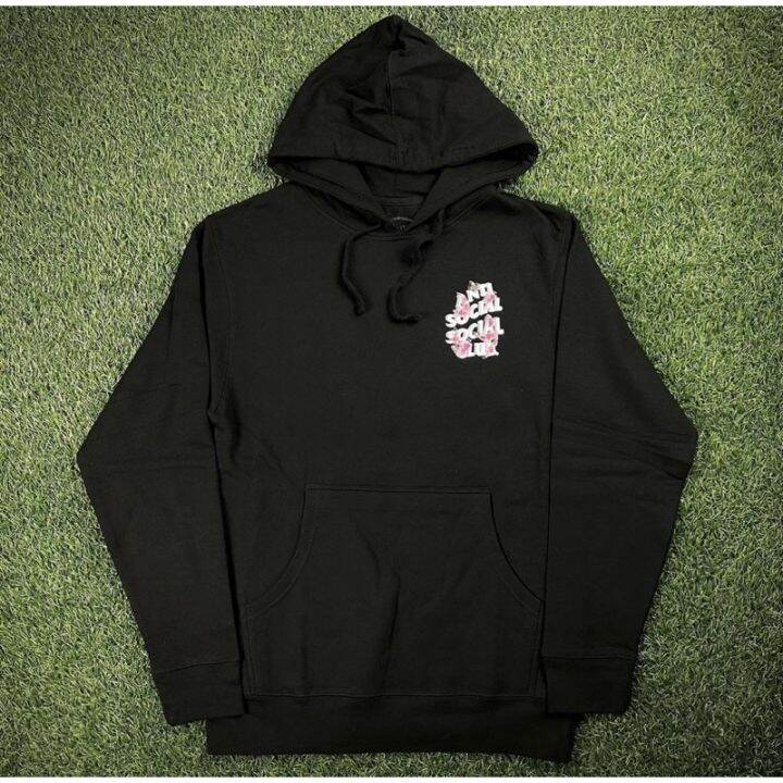 ผู้ชาย-hoodie-ของแท้-เสื้อฮู้ดดี้-anti-social-social-club-kkoch-4k-hoodie-black-เสื้อกันหนาว-assc-พร้อมส่ง