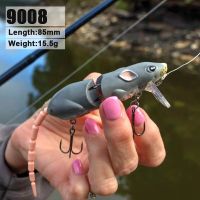 15.5g 85mm Topwater rat wakebait Multi-section Mouse Lure Artificial Bait  Rat Minnow Lure Wobbler Fishing Pesca bass lures Lures Baits