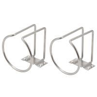 2Pcs Stainless Steel Car Boat Ring Cup Drink Holder Bottle Stand for Marine Yacht Truck RV Camper