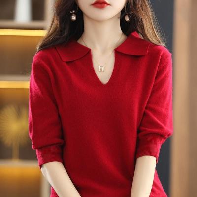 สไตล์เกาหลีเสื้อกันหนาวผ้าขนสัตว์ชนิดหนึ่งฤดูหนาว2022แนวโน้มเสื้อกันหนาวเสื้อสเวตเตอร์ถักผู้หญิง Designer Cardigans หญิงถักสีแดงแฟชั่น Luxury
