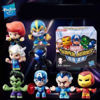 Hasbro มาร์เวลโมเดลกล่องทึบของเล่น Kawaii Spider-Man Hulk Bind Package Marvel Mini Superhero ของเล่นของขวัญ Hoy