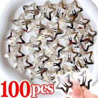 【YF】♨﹍  100Pcs Star Hair for Metal Clip Hairpins Barrettes Grip Jewelry Nickle Bobby Pin