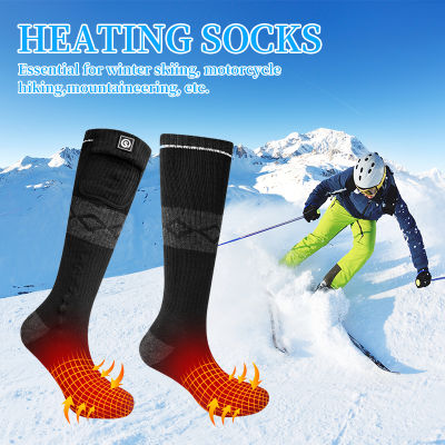Savior ความร้อนฤดูหนาวสกี Heate ถุงเท้าสำหรับผู้ชายอุ่นเท้าผู้หญิงถุงน่องผ้าฝ้ายถุงเท้าแบตเตอรี่ในร่มกีฬาขี่จักรยาน Unisex