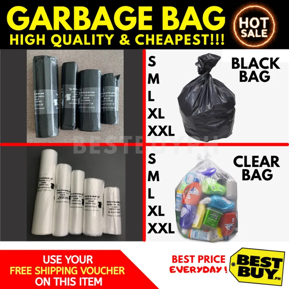 Garbage bags XL  10pcs per Roll for PHP44.64 available at Shoppable  Philippines B2B Marketplace