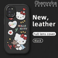 Chenyyyka เคสโทรศัพท์ M31 M31ปลอกสำหรับ Samsung A31ลายการ์ตูนน่ารักเฮลโลคิตตี้ดีไซน์ใหม่นิ่มเคสป้องกันกล้องคลุมทั้งหมดกรอบสีกันกระแทกเคสนิ่ม