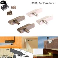 2Pc Metal Pivot Hinges Heavy Duty Concealed Shaft Door Hinges with Bushing for Wood Doors Drawers Furniture Cabinet Wardrobe