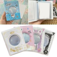 INS Cartoon Photo Album Star Chasing Album Round Postcards Photo Album Storage Card Bag Lace Mini Idol Card Collect Organizer
