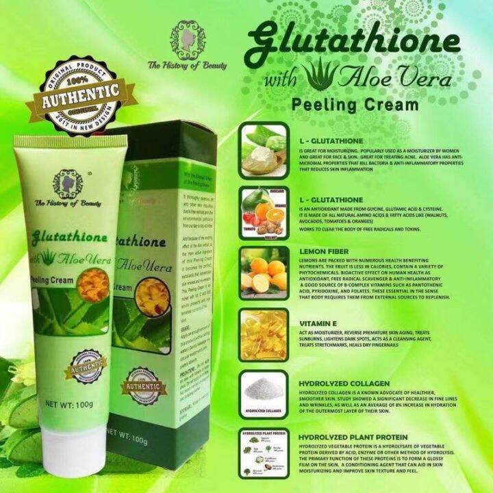 Glutathione With Aloe Vera Magic Peeling Cream Collagen & Glutathione