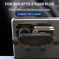 ที่วางโทรศัพท์ในรถสำหรับ BYD Atto 3หยวนบวก2022อุปกรณ์เสริมควบคุมส่วนกลางติดหน้าจอแม่เหล็ก