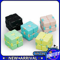 Macaron สี Infinite Magic Cube Anti-Rust สวมใส่ความเครียดบรรเทา Artifact Cube สนุกการศึกษา Props สำหรับเด็ก