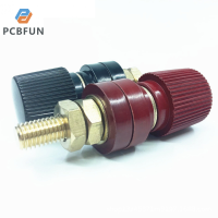 pcbfun M10  555เครื่องเชื่อมอินเวอร์เตอร์กระแสไฟสูงขั้วต่อทองแดงทั้งหมดขั้วจ่ายไฟแบตเตอรี่100A แดงและดำ