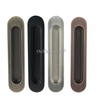 Brand New 1Pair European Recessed Sliding Door Handles Hidden Invisible Cupboard Wardrobe Cabinet Push / Pull Handles 3 Types Door Hardware