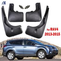 แผ่นบังโคลนรถชุดแม่พิมพ์4ชิ้นสำหรับโตโยต้า RAV4 XA40 2013 2014 2015แผ่นกันโคลนล้อรถยนต์บังโคลนตกแต่งด้านหน้าด้านหลัง