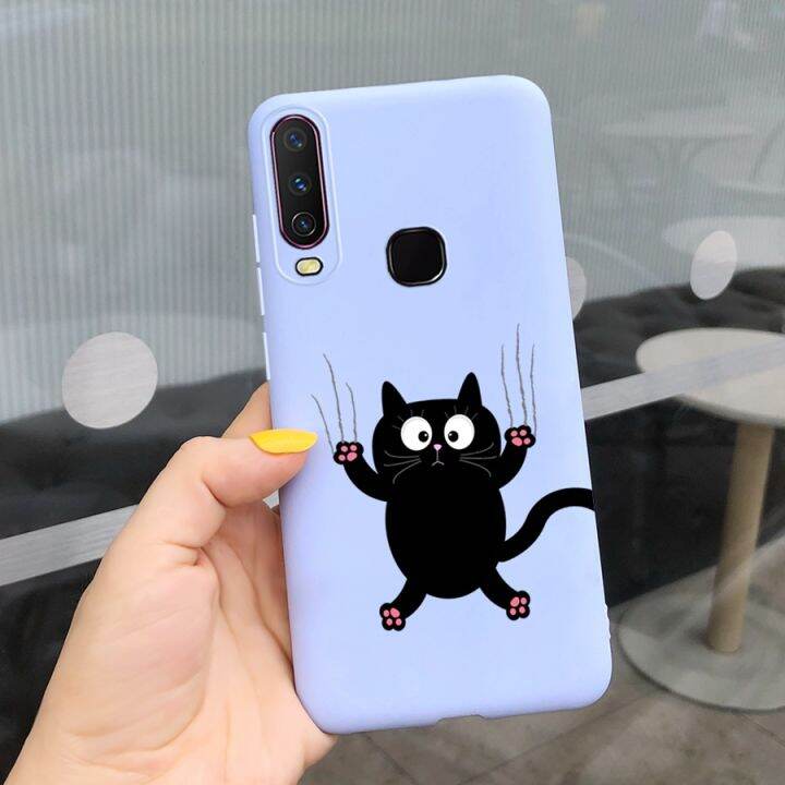 เคสสำหรับ-vivo-y12-y17-y15เคสป้องกันด้านหลังเคสซิลิโคน-tpu-แบบนิ่มเคสโทรศัพท์สำหรับ-vivo-y12-1904-y-12-15-17-1902เคส