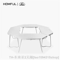 hyfvbu◇▧✖  Homful New Arrival Outdoor Ultra Aluminum Alloy Folding Camping Table