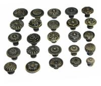 【YD】 Antique Cabinet Drawer Knobs Dresser Armário Roupeiro Móveis Puxa Caixa De Madeira Jóias 1x