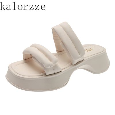 ขายดีที่สุด ioztt2023 - /✸✶ sense slippers women 39;s summer fashion 2022 new platform flip-flops ins trendy pop cool