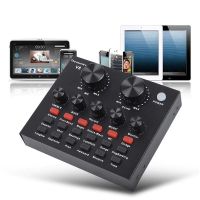 PTP16v8oi ขายดีที่สุด!! พร้อมจัดส่ง!!️ซาว์นการ์ดแปลงสัญญาณเสียง V8 Live Stream audio interface External Audio Mixing Sound Card หูฟัง ลำโพง HDMI