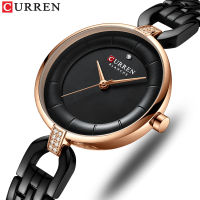 Curren Watch Women Luxury Brand Stainless Steel Ladies Wrist Watches Black Wristwatches For Women Relogio Feminino 2021 With Box