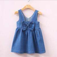 CUI YI SHOP new summer denim suspender 2023 baby girl cute casual childrens