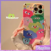 SDFGERGEH สำหรับ iPhone 11 เคส iPhone ฟิล์มเคลือบมันสีเหลืองเคส TPU อ่อนกันกระแทกเคสใส่รูปกล้องน่ารักการ์ตูนเข้ากันได้กับ iPhone 14 13 Pro max 12 Pro Max xr xs max 7 8Plus